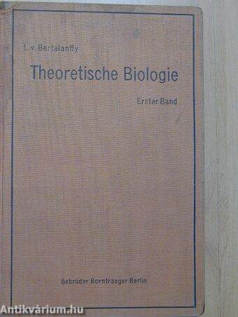 Theoretische Biologie I.