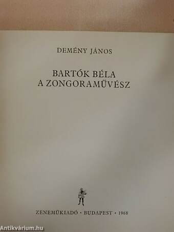 Bartók Béla a zongoraművész - 2 db lemezzel