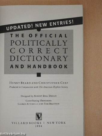 The Official Politically Correct Dictionary and Handbook