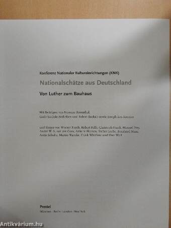 Nationalschätze aus Deutschland - Von Luther zum Bauhaus