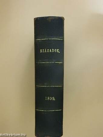 Századok 1899/1-10.