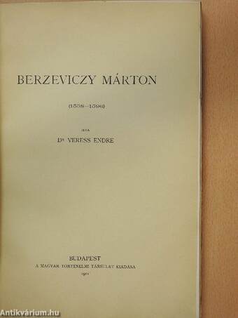 Berzeviczy Márton