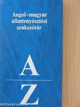 Angol-magyar állattenyésztési szakszótár