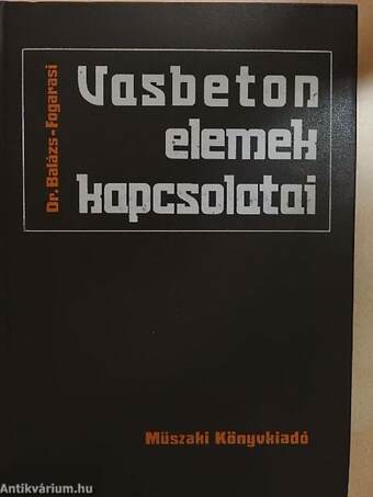 Vasbeton elemek kapcsolatai