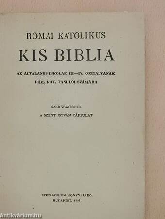 Római katolikus kis biblia