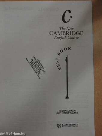 The New Cambridge English Course - Test Book 1.