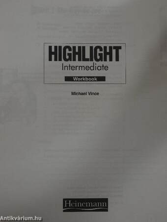 Highlight - Intermediate Workbook