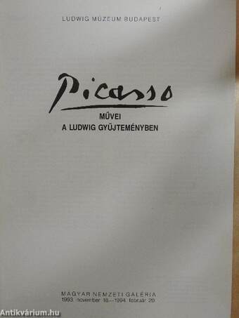 Picasso művei a Ludwig gyűjteményben