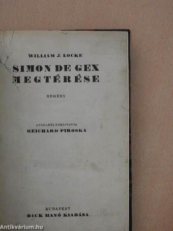 Simon de Gex megtérése