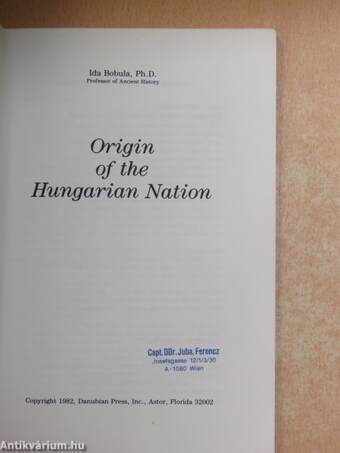 Origin of the Hungarian Nation