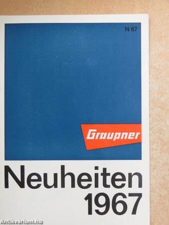 Graupner Neuheiten 1967