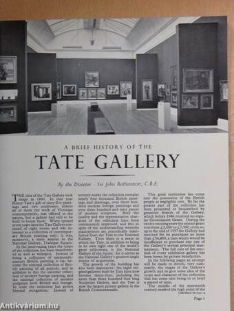 A Brief History of the Tate Gallery