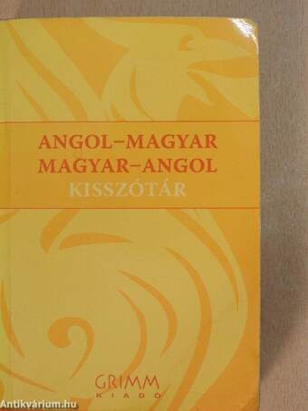 Angol-magyar/magyar-angol kisszótár