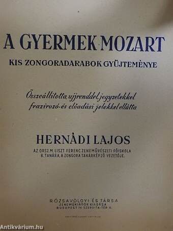 A gyermek Mozart