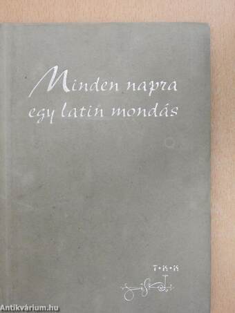 Minden napra egy latin mondás