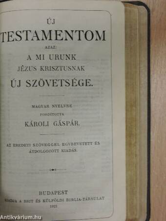 Szent Biblia