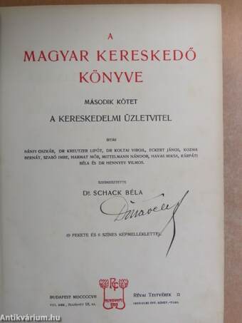 A magyar kereskedő könyve II.