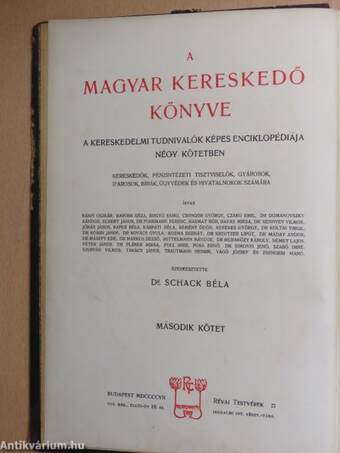 A magyar kereskedő könyve II.