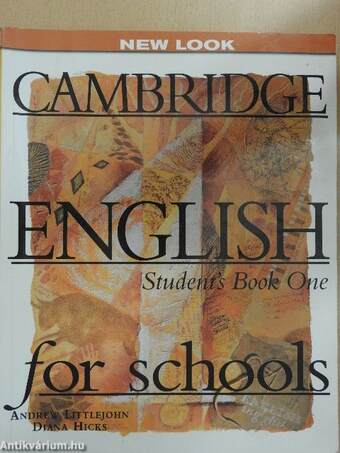 Cambridge English for schools - Student's Book One