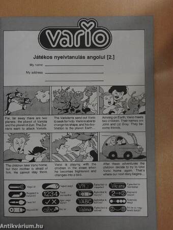 Vario - Játékos nyelvtanulás angolul 2.