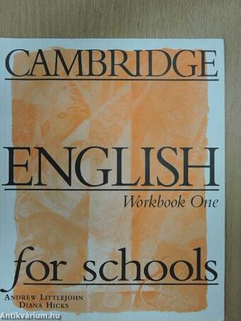 Cambridge English for schools - Workbook One