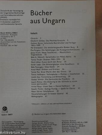 Bücher aus Ungarn 1980/4.