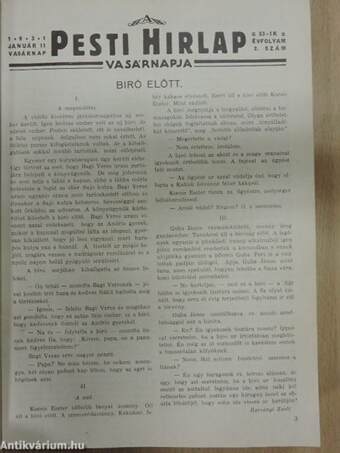 A Pesti Hirlap Vasárnapja 1931. I-II. (nem teljes évfolyam)