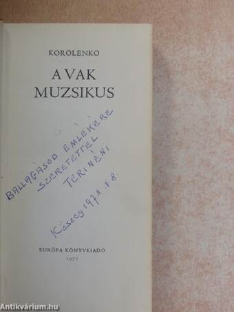 A vak muzsikus