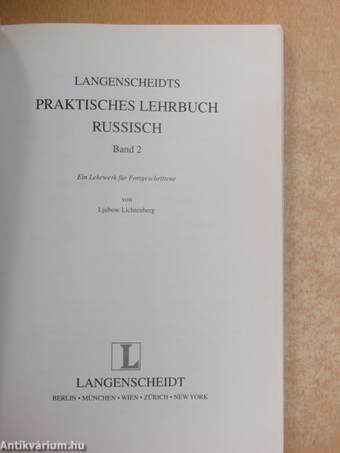 Langenscheidts Praktisches Lehrbuch Russisch 2.