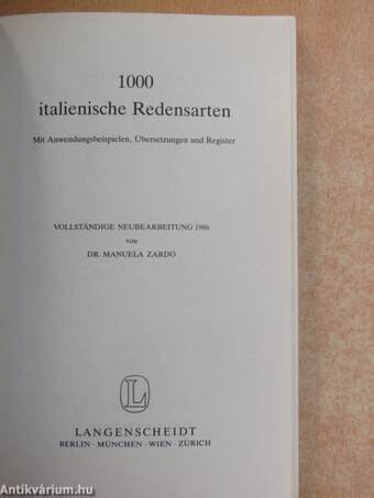 1000 italienische Redensarten