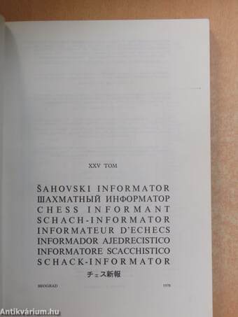 Sahovski informator 25.