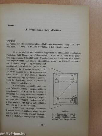 Filmtechnikai és gazdasági tájékoztató 1960/9.