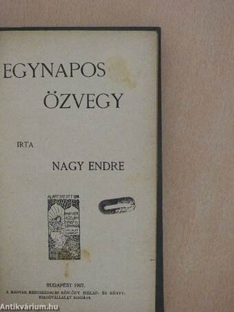 Egynapos özvegy