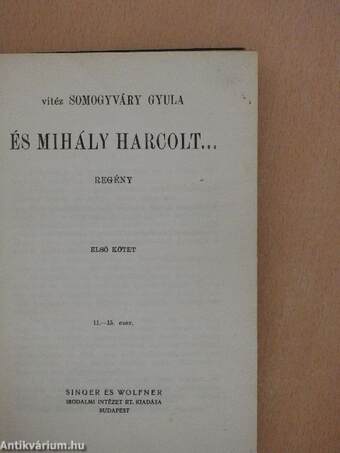 És Mihály harcolt... I-II.