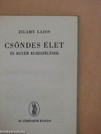 Csöndes élet és egyéb elbeszélések