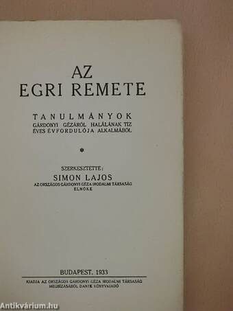 Az egri remete