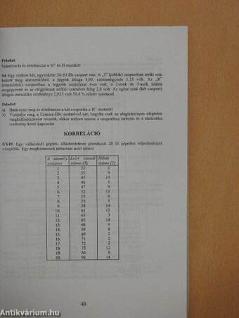 Példatár a Statisztika c. tankönyvhöz