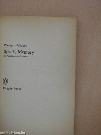 Speak, Memory