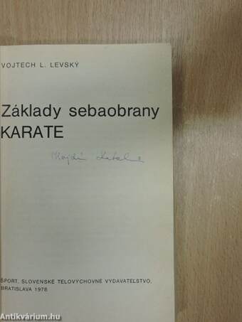 Základy sebaobrany karate