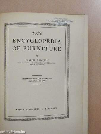 The Encyclopedia of Furniture