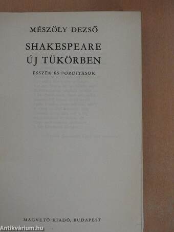 Shakespeare új tükörben