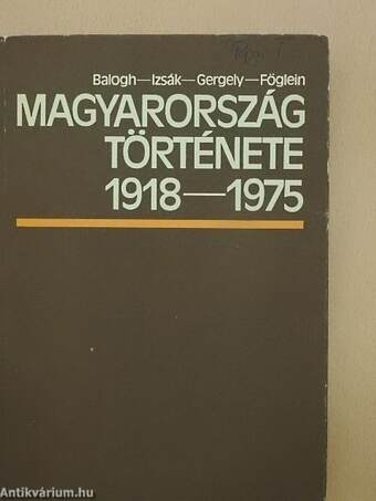 Magyarország története 1918-1975