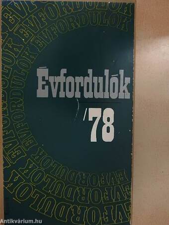 Évfordulók '78