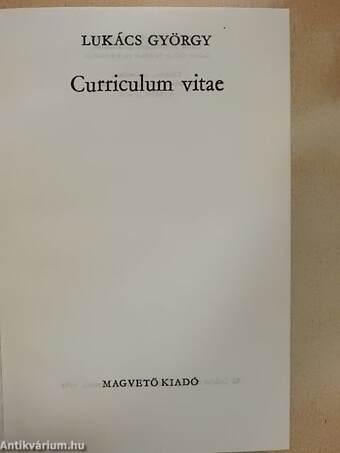 Curriculum vitae