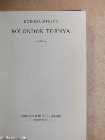 Bolondok tornya