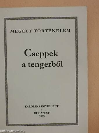 Cseppek a tengerből