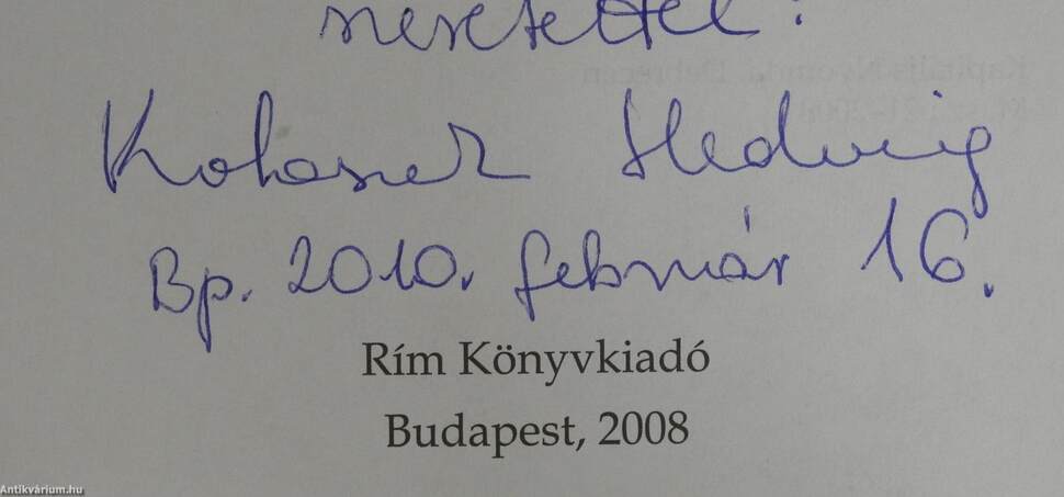 Arcok és énekek 2008 (dedikált példány)