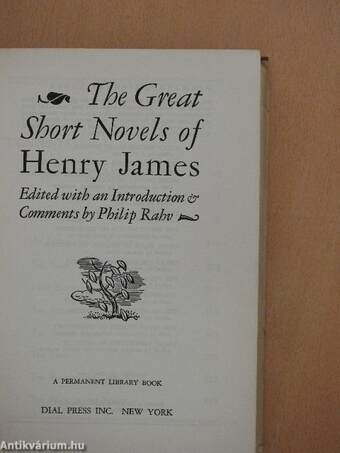 The Great Short Novels of Henry James