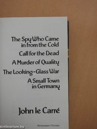 The Spy Who Came in from the Cold/Call for the Dead/A Murder of Quality/The Looking-Glass War/A Small Town in Germany