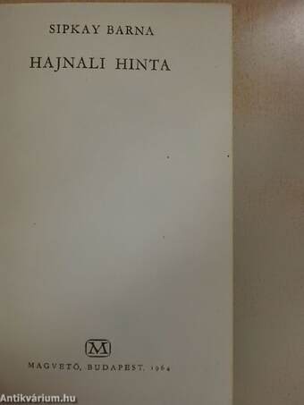 Hajnali hinta